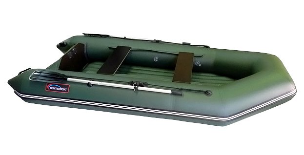 Лодка Хантер 320Л сер.30кг,3чел,330кг/8лс/2,25х65/пайол/850г/м бал.41см Россия фото